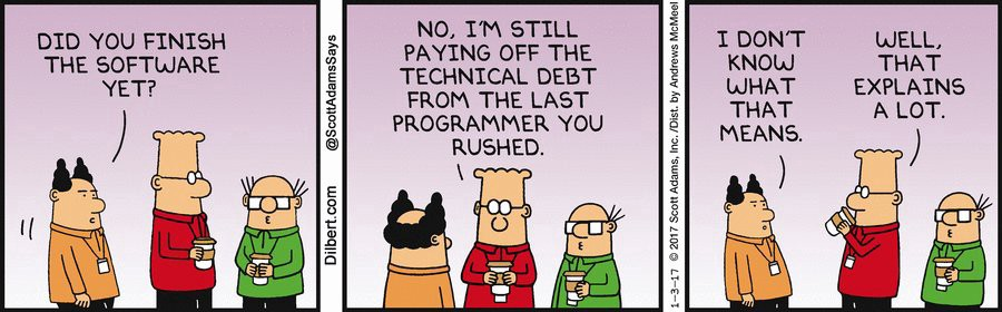 Diagram showing previous debt making new work harder